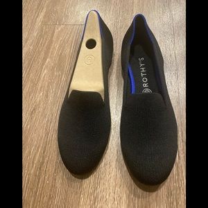 Rothy’s loafers solid black 9.5